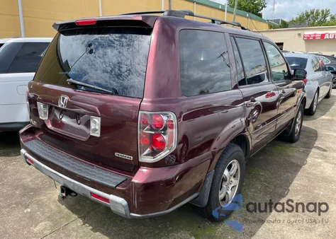 2007 Honda Pilot Exl из США, поврежденный, VIN 2HKYF18697H532313